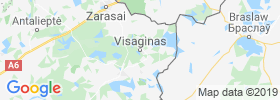 Visaginas map